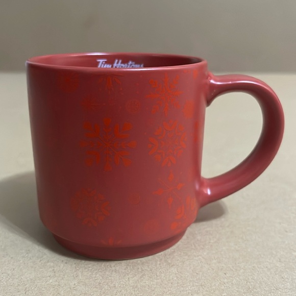 Tim Hortons Matte Snowflake Mug - Picture 2 of 5